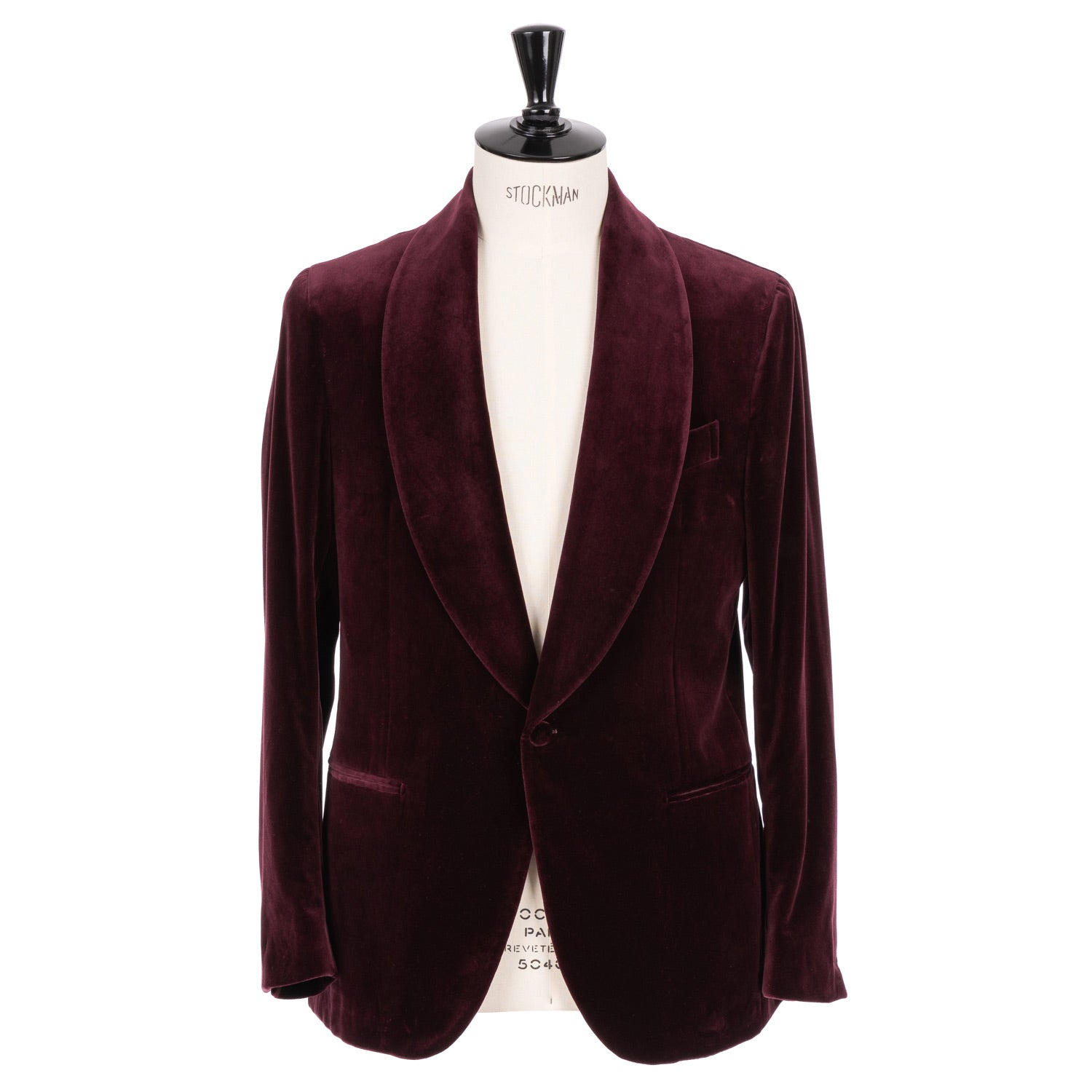 Dark red 2024 velvet jacket