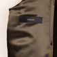 Dark green English cotton corduroy "Dock Work" caban jacket - Iconic Sealup