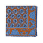 Limited Edition: "Fiori & Paisley" pocket square made of linen and cotton - hand-rolled