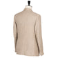 Cream-colored "Il Cacciatore Moderno" jacket made of wool and linen - handmade