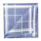 Light blue patterned handkerchief "Sarabande" made of cotton