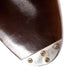 Oxford "Handsewn Cap" made of brown calfskin - purely handcrafted