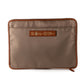 Zip-case "Notebook" made of Felisi nylon and saddle leather