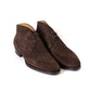 Boot "Dress Chukka" made of dark brown suede leather - purely handcrafted