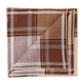 Brown handkerchief "Arlequin" made of pure cotton