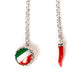 Lapel chain "Le Royal Italy" made of Sterling silver - handcrafted