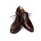 Derby "Ghillie" made of brown calfskin "Russian Calf" - purely handcrafted