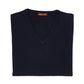 V-neck jumper made from merino wool and cashmere - 1 Ply Cashmere Blend