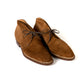 Bootee "Chukka Norvegese" made of cognac brown Kudu-Antilope full-grain leather - purely handcrafted