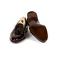 Tassel loafer "Split Toe" made of brown grained calfskin - purely handcrafted