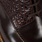 Boots "Norvegese Boot" in dark brown calfskin and water buffalo - purely handcrafted