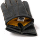 Glove "Auerberg" made of Peccary leather with cashmere lining - hand sewn