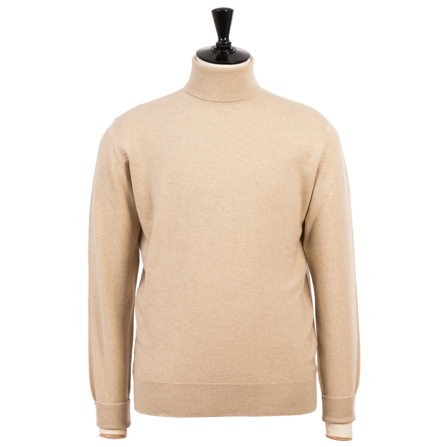 William Lockie Oxton 1 Ply Cashmere Roll Neck - Mens from Humes Outfitters