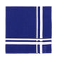 Ink blue handkerchief "Picasso" made of pure cotton