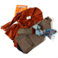 Special Edition x MJ: Down Vest "The Sierra Down Vest" made from Donegal Tweed