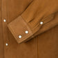 Overshirt "Winter Western" made from grown lambskin - handmade