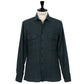 Over-shirt "Montagne" made from a washed cotton flannel - Linea Passion