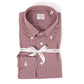 Checked "Royal Twill" shirt with button-down collar and sports cuff - handmade