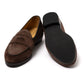 Baudoin & Lange x MJ: Sagan loafer "Ivy Ginko" in calf suede - Handmade