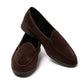 Baudoin & Lange x MJ: Stride loafer "Shearling" in calf suede - Handmade