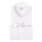 White "Royal Oxford" shirt with button-down collar and sports cuff - handmade