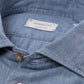 Sports shirt in lightweight "vintage prewashed" cotton chambray - Linea Passion