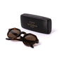 Sunglasses "IVY Dark Havana" with brown lenses - handmade