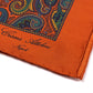 Limited Edition: "Grande Fantasia Cashemire" patterned handkerchief made from pure silk