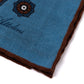 "Medaglioni Incornicato" handkerchief made from a luxurious wool blend - hand-rolled