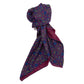 Limited Edition: "True Vintage Paisley" Carré scarf made from English Challis wool - hand-rolled