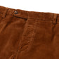 Exclusively for Michael Jondral: "Velluto Comodo" rust-brown corduroy trousers made from a cotton blend - Rota Sport