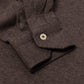 Nougat brown polo shirt "JFK" made of cotton and cashmere - purely handcrafted