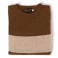 Glenugie exclusive x MJ: "College Stripe Jumper" sweater made from pure wool - Circulate Knit Pure Brushed Shetland