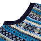 Glenugie exclusive x MJ: "Fairisle slipover" sweater made from pure wool - Pure Soft Shetland