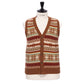 Glenugie exclusive x MJ: "Fairisle Waistcoat" vest made from pure wool - Pure Soft Shetland