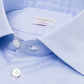 Light blue "Royal Twill" shirt with Kent collar and sports cuff - handmade