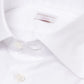 White "Royal Twill" shirt with Kent collar and sports cuff - handmade