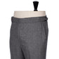 Exclusively for Michael Jondral: Grey "Spina" trousers made from a wool flannel - Rota Sartorial