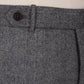 Exclusively for Michael Jondral: Grey "Spina" trousers made from a wool flannel - Rota Sartorial