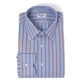 Checked "Striscia Nobile" shirt made from the finest cotton twill by Carlo Riva - Collo Marco