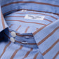 Checked "Striscia Nobile" shirt made from the finest cotton twill by Carlo Riva - Collo Marco