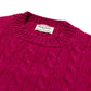 MJ Exclusive: "Crew Cable-Rib" sweater made from pure Geelong Lambswool - 3 Ply