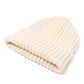 Exclusively for Michael Jondral: creamy white knitted hat made from pure Scottish cashmere