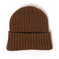 Exclusively for Michael Jondral: nut-brown knitted hat made from pure Scottish cashmere