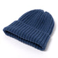 Exclusively for Michael Jondral: Denim blue knitted hat made from pure Scottish cashmere