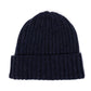 Exclusively for Michael Jondral: Dark blue knitted hat made from pure Scottish cashmere