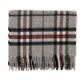 MJ Exclusive: "Grey Tartan" plaid scarf made from Scottish cashmere