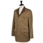 Justo Gimeno exclusive x MJ: Reversible coat "Teba Car-Coat" made of Irish wool and cotton