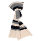 Exclusively for Michael Jondral: "College" scarf made from pure Scottish cashmere