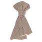 Exclusively for Michael Jondral: "Houndstooth" scarf made from pure Scottish cashmere